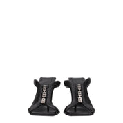 Givenchy Black Leather Stiletto Heel Sandals