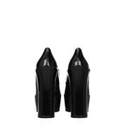 Stuart Weitzman Black Leather Platforms Pumps