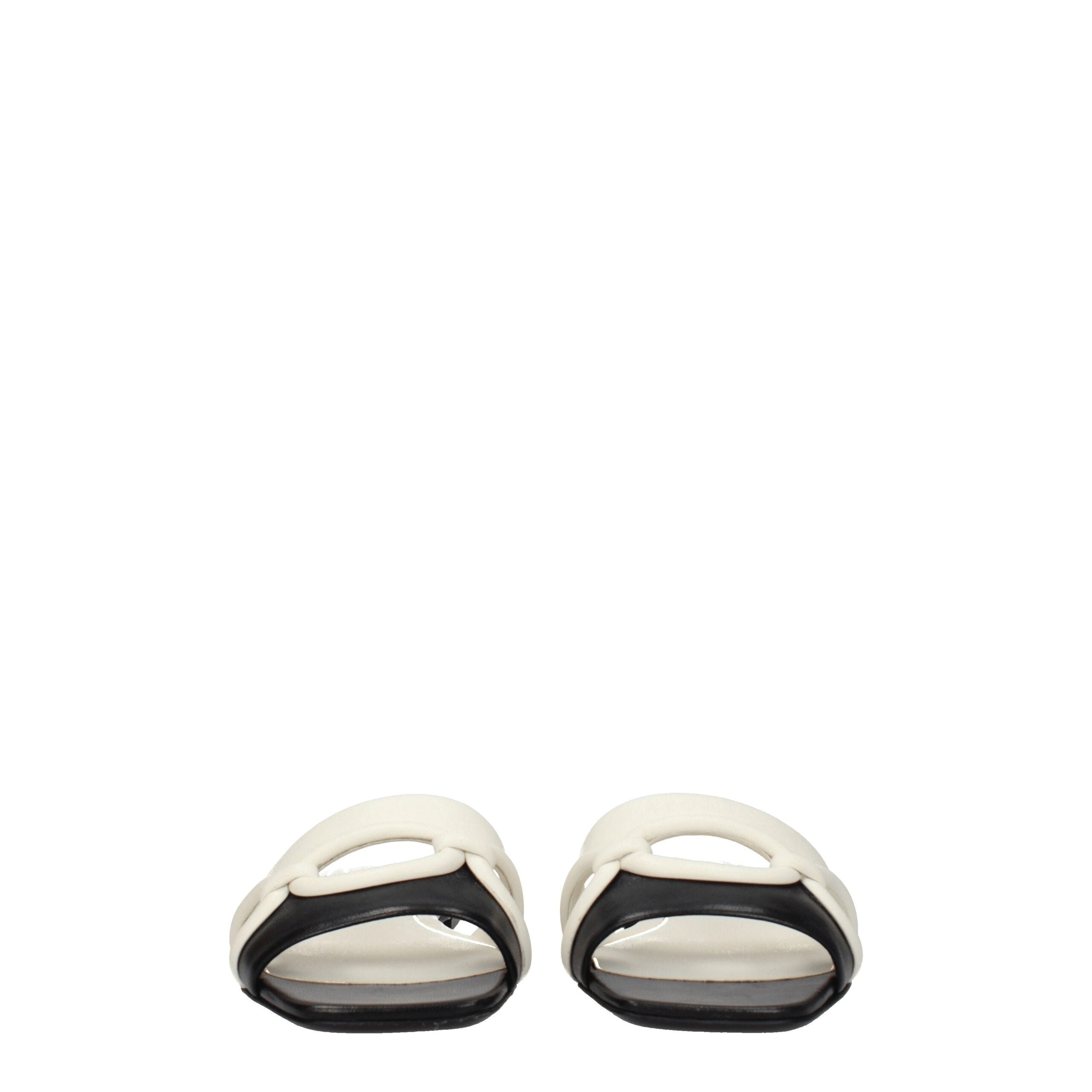 Valentino Garavani Black Leather Slippers