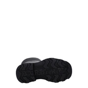 Burberry Black Cotton Rain Boots