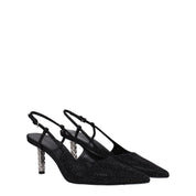 Givenchy Black Fabric High Heel Pumps
