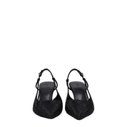 Givenchy Black Fabric High Heel Pumps