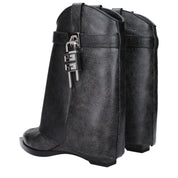 Givenchy Black Leather Ankle Boots
