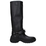 Burberry Black Leather Boots