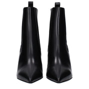 Valentino Garavani Black Leather Ankle Boots