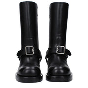 Burberry Black Leather Boots