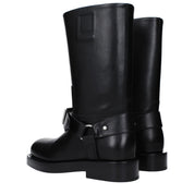 Burberry Black Leather Boots