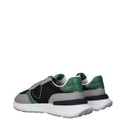 Philippe Model Black Fabric Athletic Sneakers