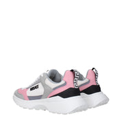 Versace White Fabric Sneakers