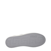 Versace White Leather Low Tops