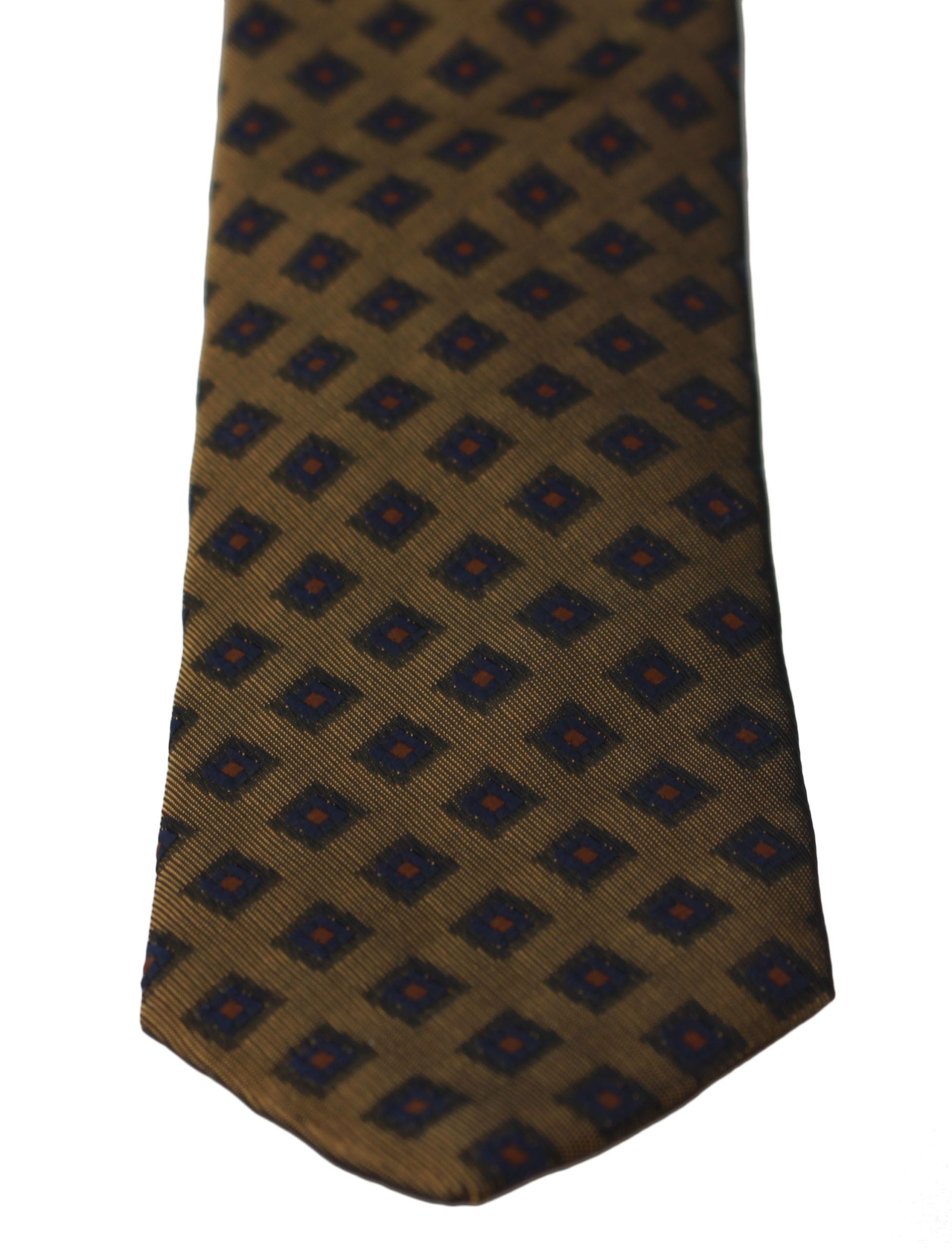 Dolce & Gabbana Elegant Brown Patterned Silk Blend Necktie