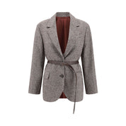 Brunello Cucinelli Brown Wool Blazer