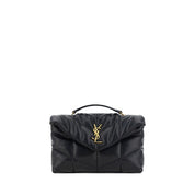 Saint Laurent Black Lamb Ovis Aries Aries Shoulder Bag