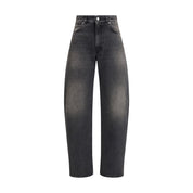 Haikure Black Cotton Relaxed Fit Jeans