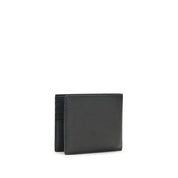 Valentino Garavani Black Calf Leather Bos Taurus Wallet