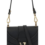 Versace Black Calf Leather Bos Taurus Shoulder Bag