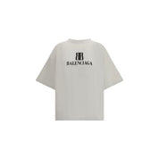 Balenciaga Gray Cotton T-Shirt