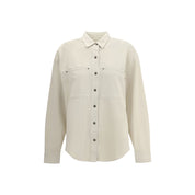 Marant Etoile White Cotton Dress Shirt