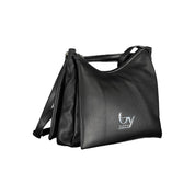 BYBLOS Black Polyurethane Women Handbag