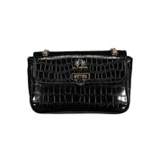 La Martina Black Polyethylene Handbag
