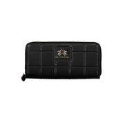 La Martina Black Polyethylene Handbag