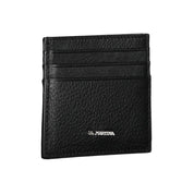 La Martina Black Leather Wallet