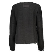 Patrizia Pepe Black Fabric Sweater