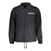 Napapijri Black Polyester Men Jacket