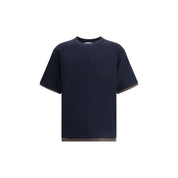 Sacai Black Cotton T-Shirt