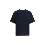 Sacai Black Cotton T-Shirt