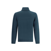 Roberto Collina Green Merino Wool Turtleneck