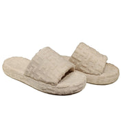Hinnominate Beige Cotton Women Sandal