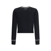 PINKO Black Nylon Cardigan