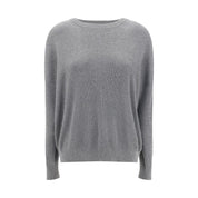 Brunello Cucinelli Gray Cotton Sweatshirt