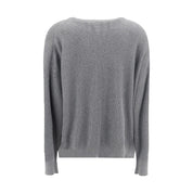 Brunello Cucinelli Gray Cotton Sweatshirt