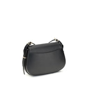 Michael Kors Black Calf Leather Bos Taurus Shoulder Bag