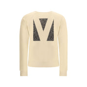 Valentino Beige Cotton Sweatshirt
