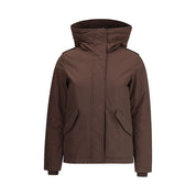 Woolrich Brown Cotton Full-Length Jacket