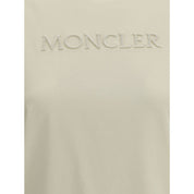 Moncler Cream Cotton T-Shirt
