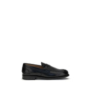 Church's Black Calf Leather Bos Taurus Slip-On Loafers