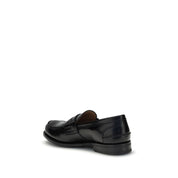 Church's Black Calf Leather Bos Taurus Slip-On Loafers