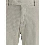 PT Torino Gray Cotton Casual Pants