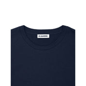 Jil Sander Blue Cotton T-Shirt