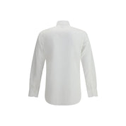 Finamore White Cotton Dress Shirt