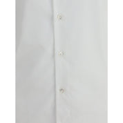 Finamore White Cotton Dress Shirt