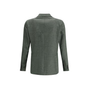 Tagliatore Green Fleece Wool Blazer