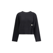 Loulou De Saison Black Wool Sweatshirt