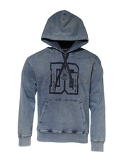 Dolce & Gabbana Blue Cotton Blend Hooded Sweatshirt Sweater