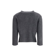 Loulou De Saison Gray Cashmere Sweatshirt
