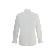 Finamore White Cotton Dress Shirt